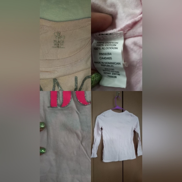CHILDREN PLACE RANDOM LONG SLEEVE BUNDLE PACK. GIRLS SIZE M 7/8. - Picture 8 of 10